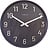 Precious Wall clock black