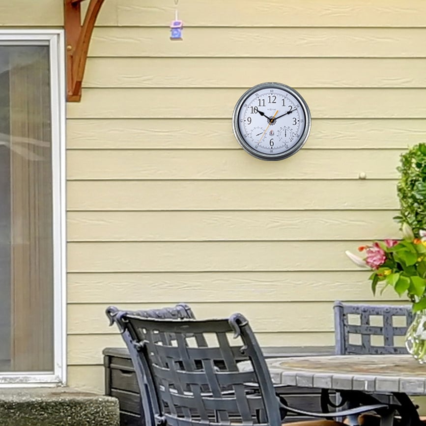 Reloj con termómetro e higrómetro Tulip