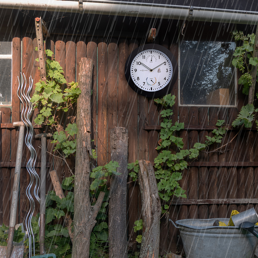 Reloj Daisy, con termómetro e higrómetro