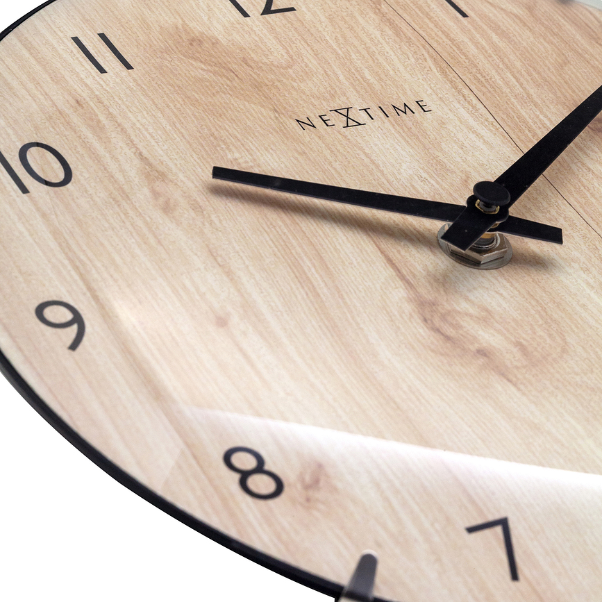Reloj de madera Edge Wood Mini, para pared o mesa
