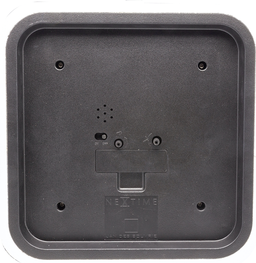 Reloj de Mesa despertador Square Alarm, negro