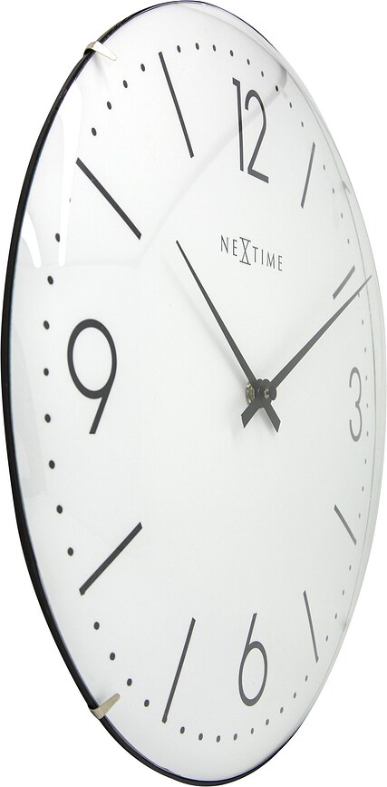 Reloj de Pared Basic Dome, negro