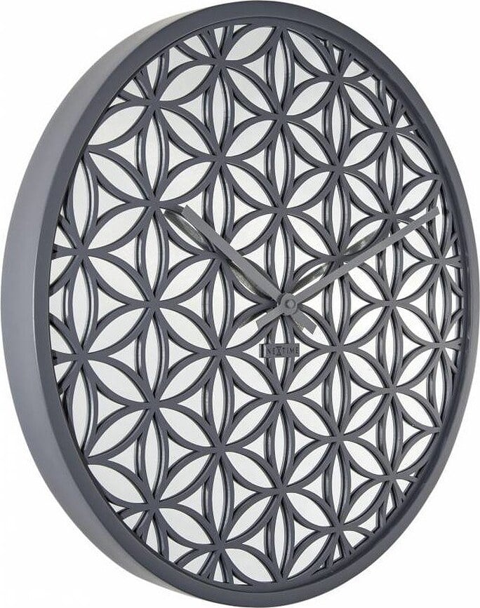 Reloj de Pared Bella Mirror, gris