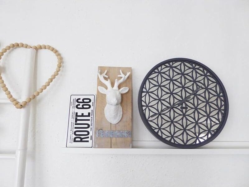 Reloj de Pared Bella Mirror, gris