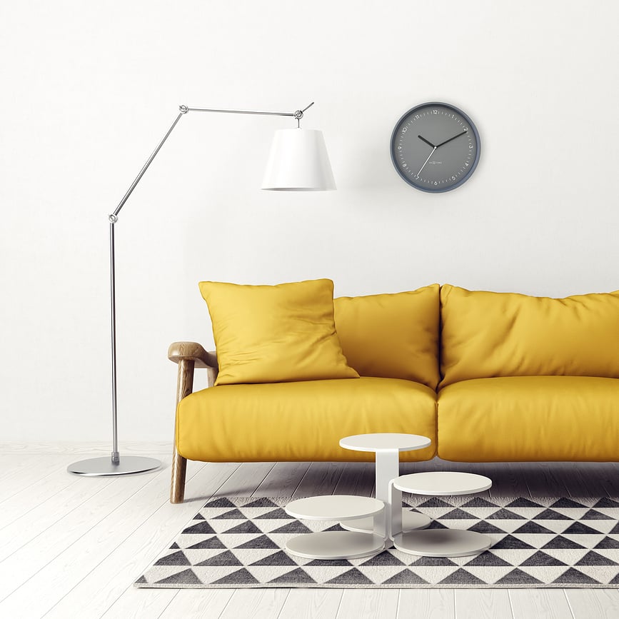 Reloj de Pared Berlin, mostaza