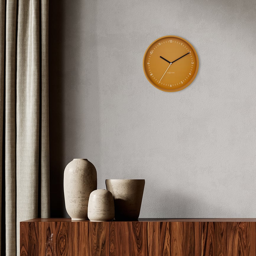 Reloj de Pared Berlin, mostaza