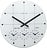 Reloj de pared Big City, 43 cm, blanco