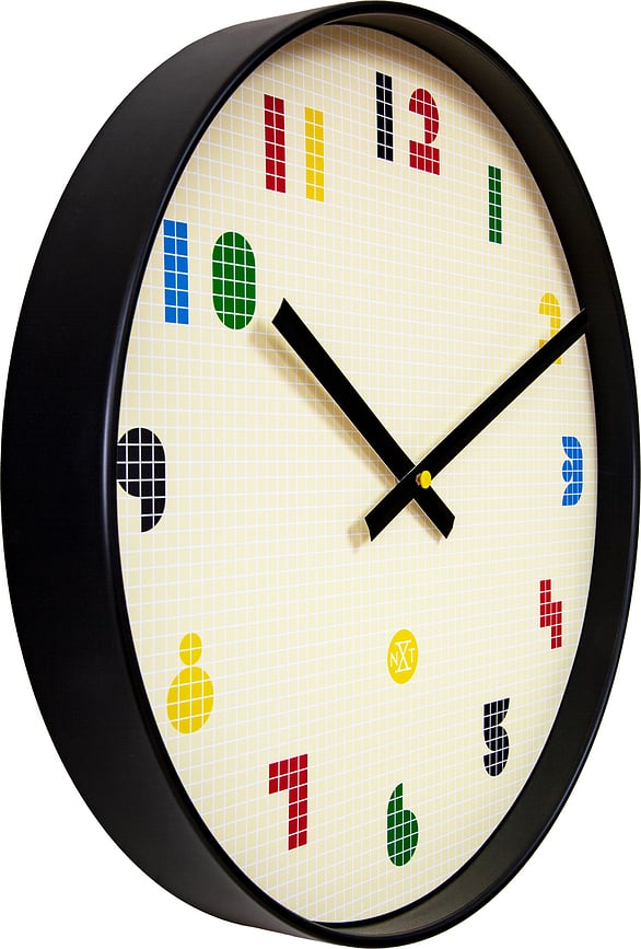 Reloj de Pared Bit, 35 cm, multicolor