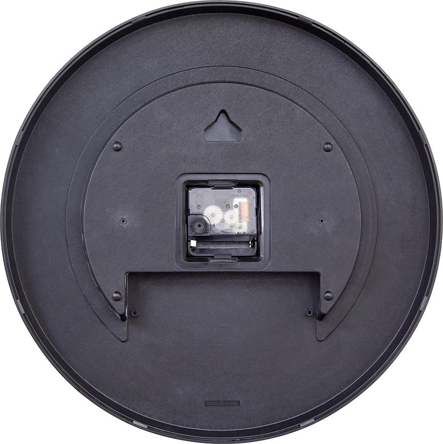 Reloj de Pared Bit, 35 cm, negro y multicolor