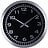Reloj de pared Blacky, 25 cm