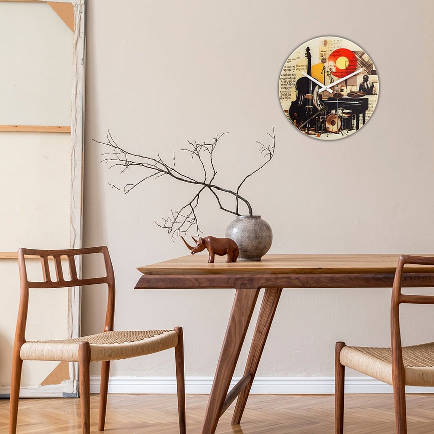 Reloj de Pared Blues, 43 cm