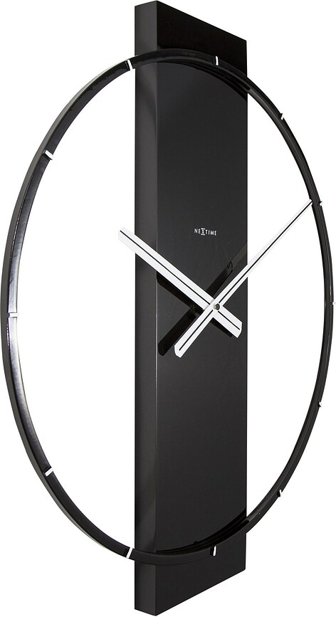 Reloj de pared Carl, negro