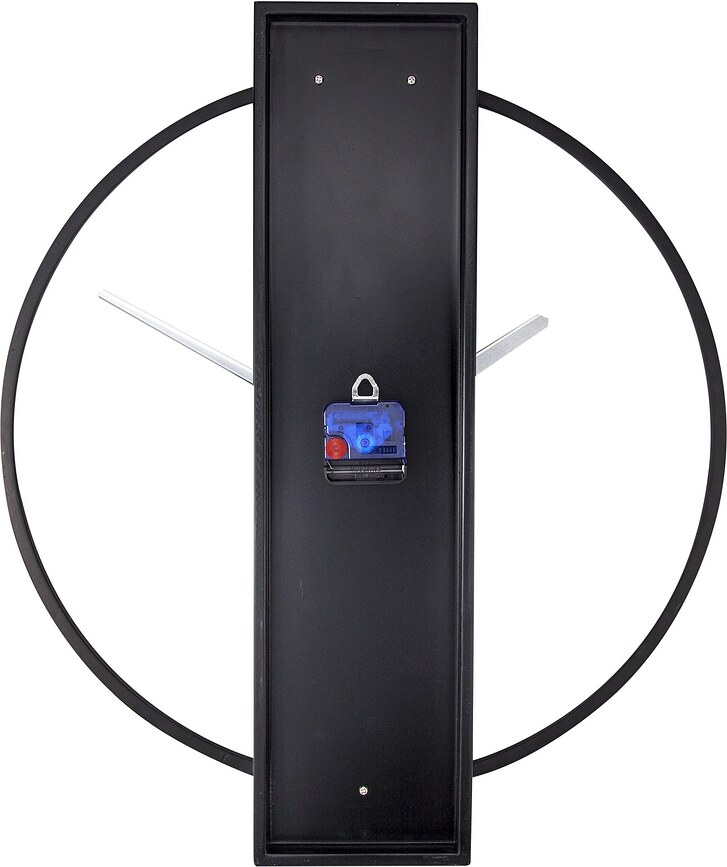 Reloj de pared Carl, negro