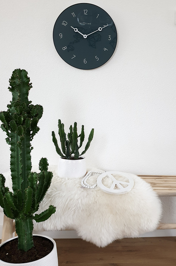 Reloj de Pared Carousel, gris verdoso