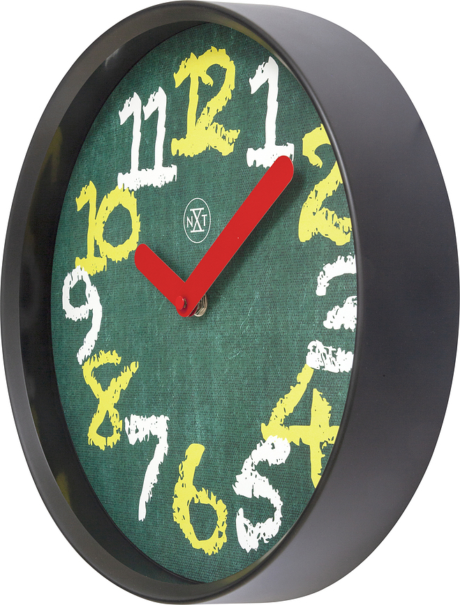 Reloj de Pared Chalkboard, estilo pizarra