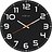Reloj de Pared Classy Round, negro