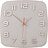 Reloj de Pared Classy Square, blanco