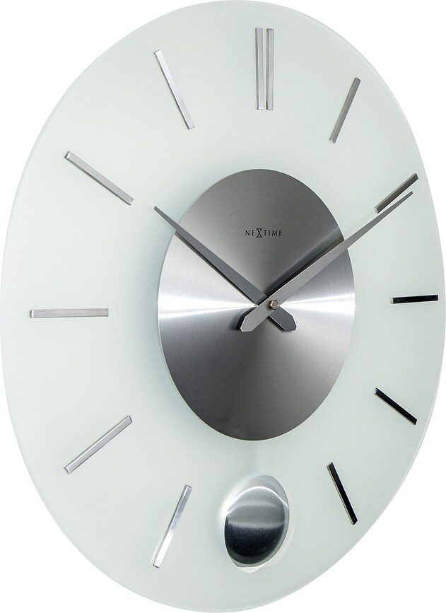 Reloj de Pared Stripe, con péndulo, redondo