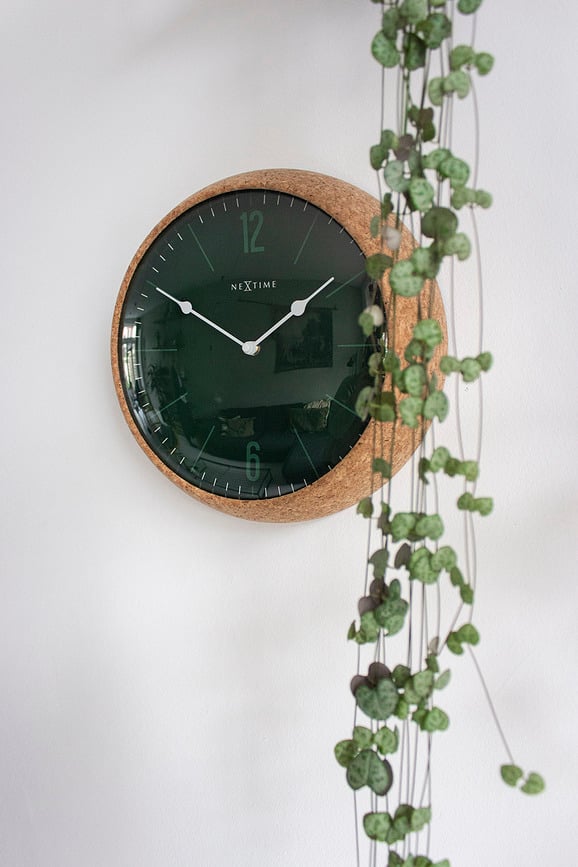 Reloj de Pared Cork, verde