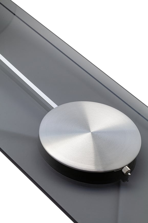 Reloj de Pared de cristal Eleanor, claro