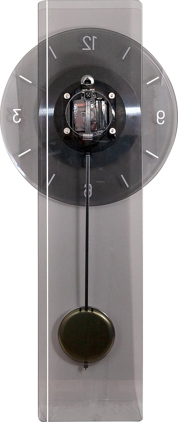 Reloj de Pared de cristal Eleanor, claro