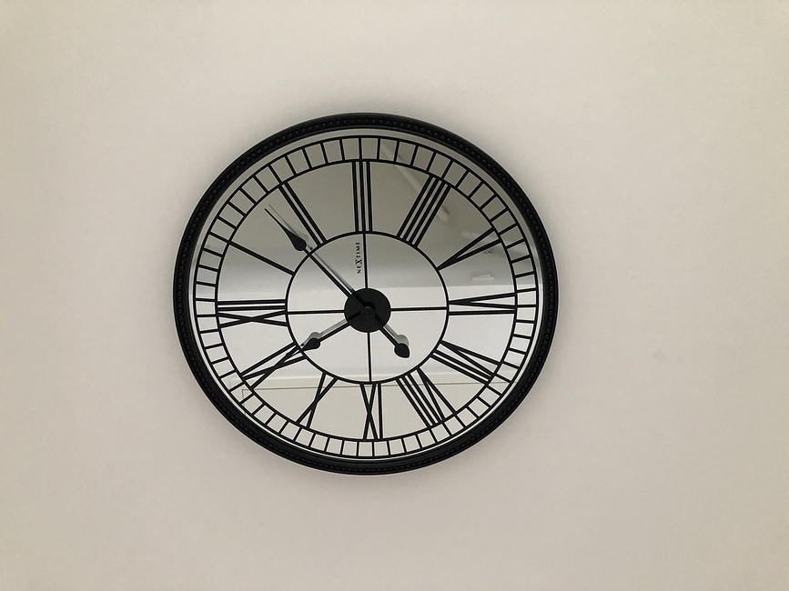 Reloj de Pared Cleopatra Mirror, negro