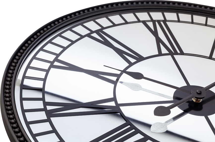 Reloj de Pared Cleopatra Mirror, negro