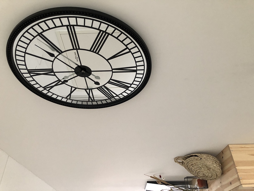 Reloj de Pared Cleopatra Mirror, negro