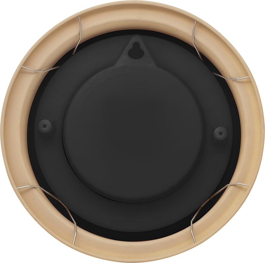 Reloj de Pared de exterior Poppy, blanco y plateado