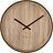 Reloj de pared de madera clara Oslo, 30 cm