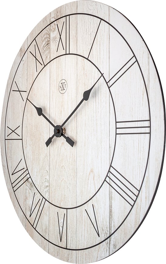 Reloj de pared de madera Paul, oscuro