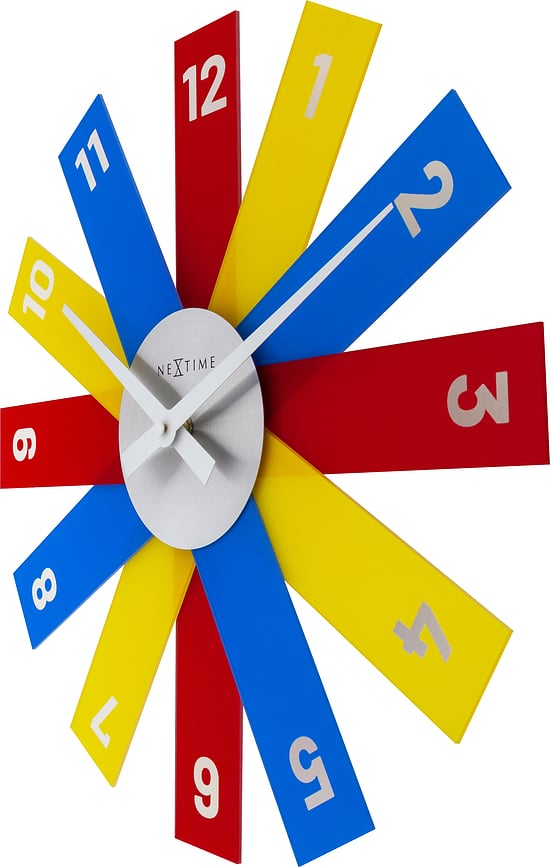 Reloj de Pared de metacrilato, multicolor