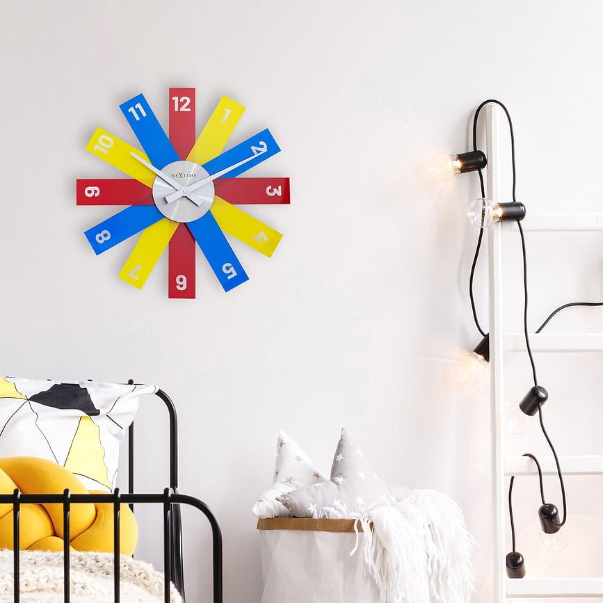 Reloj de Pared de metacrilato, multicolor