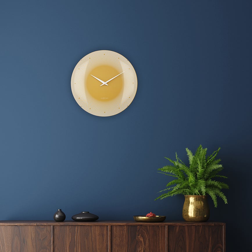 Reloj de Pared Deep, 50 cm, amarillo