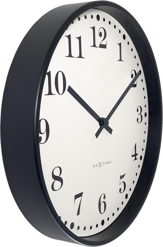 Reloj de pared Dickens, 30 cm, negro