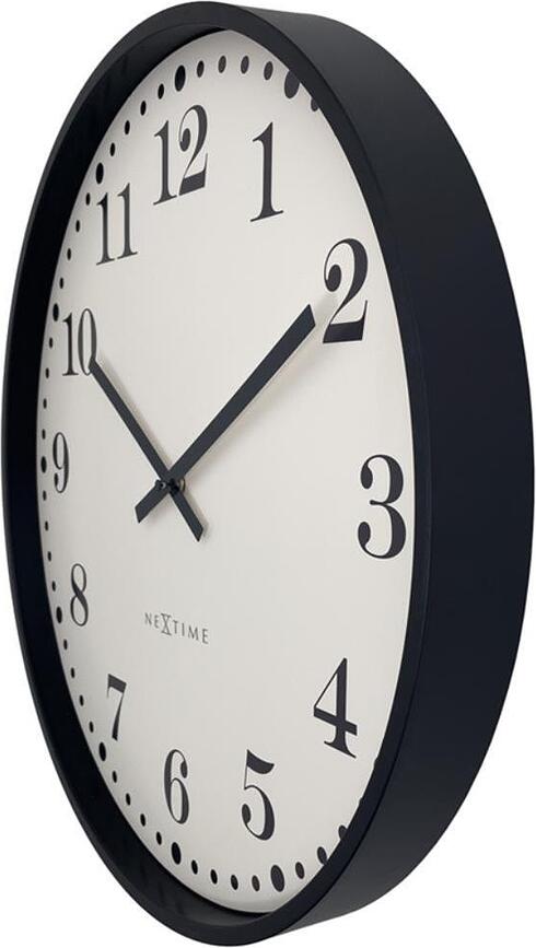 Reloj de Pared Dickens, 50 cm, negro
