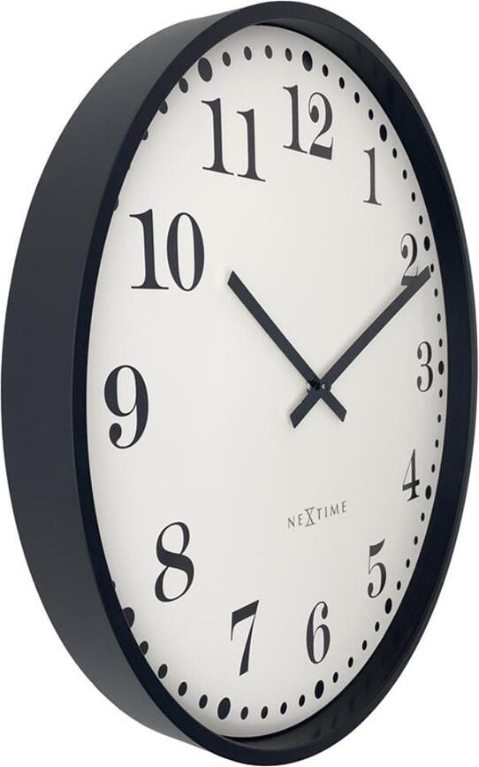Reloj de Pared Dickens, 50 cm, negro