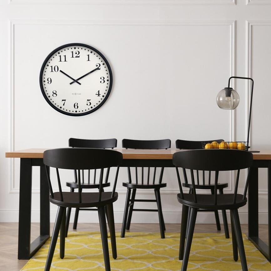 Reloj de Pared Dickens, 50 cm, negro