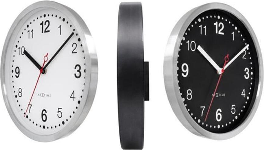Reloj de Pared Double Small, doble cara, negro y blanco