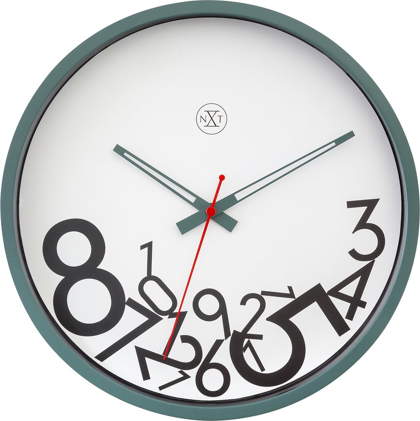 Reloj de Pared Dropped Numbers