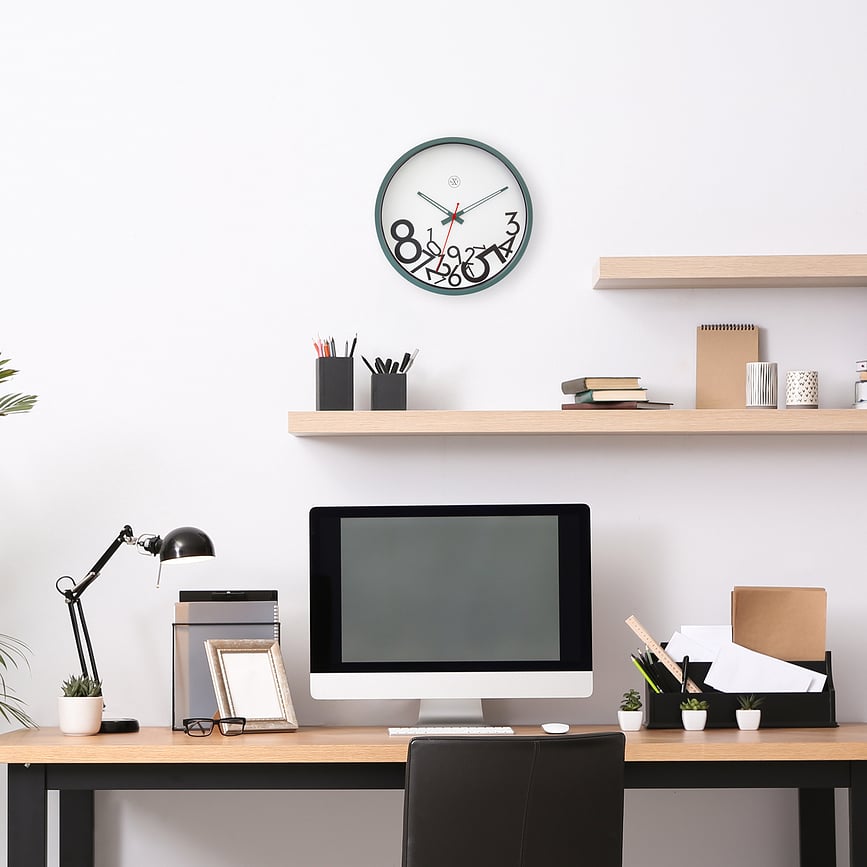 Reloj de Pared Dropped Numbers