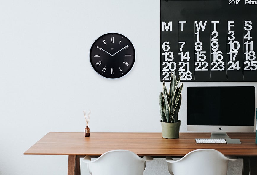 Reloj de Pared Duke, blanco