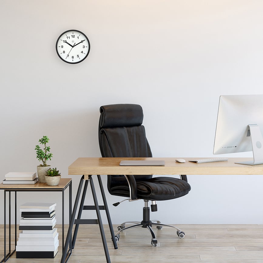 Reloj de Pared Easy, 20 cm, blanco