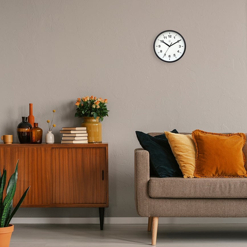 Reloj de Pared Easy, 20 cm, blanco