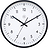 Reloj de Pared Easy big 30 cm, blanco y negro