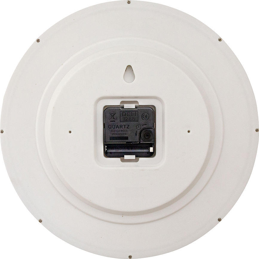 Reloj de Pared Easy big, 30 cm, blanco