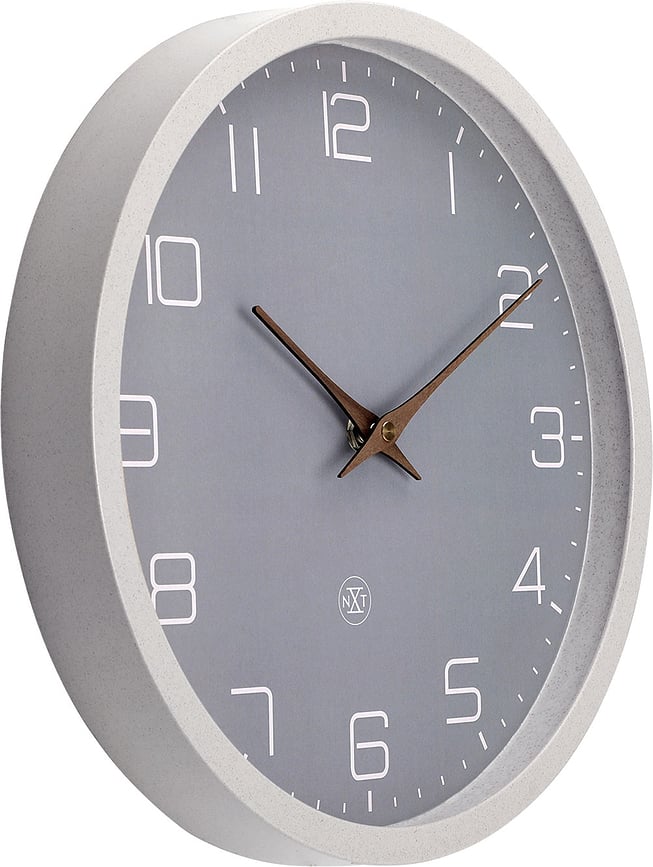 Reloj de Pared Eco, beige y gris