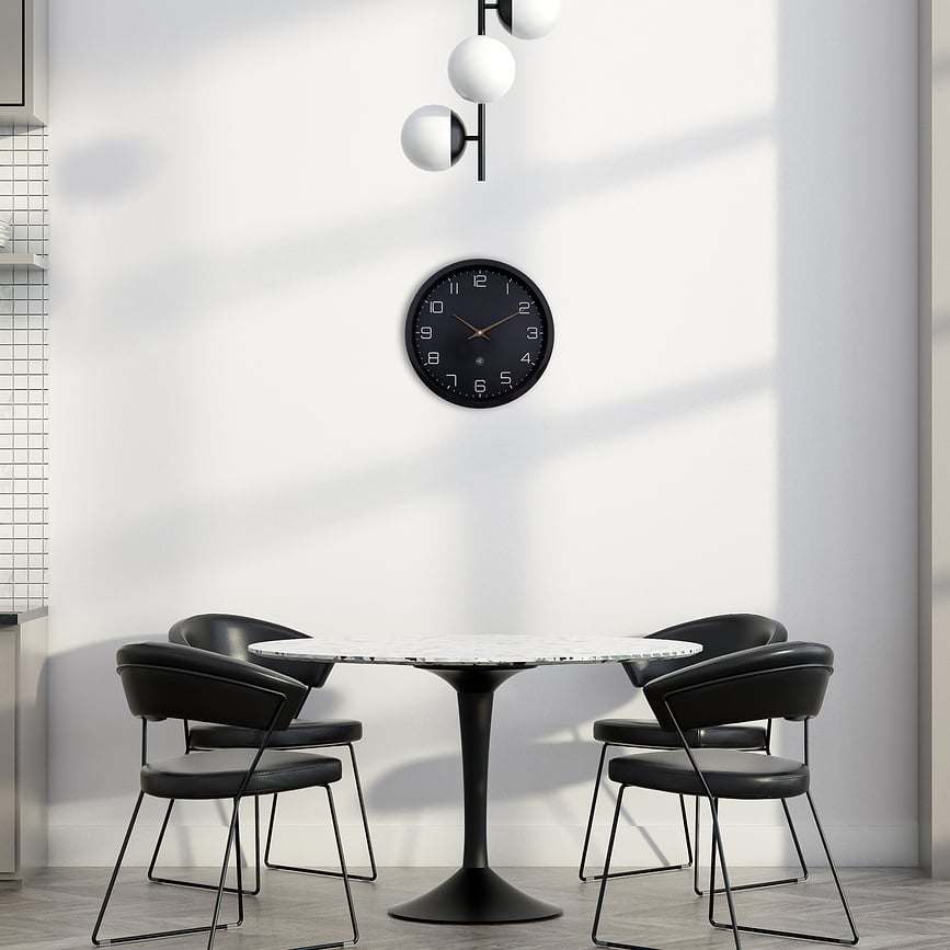 Reloj de Pared Eco, beige y gris