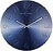 Reloj de pared Elegant Dome, azul