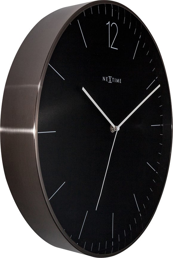 Reloj de Pared Essential XXL, cobre y rojo